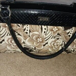 Vintage 2000s Miche Classic Floral Purse Handbag